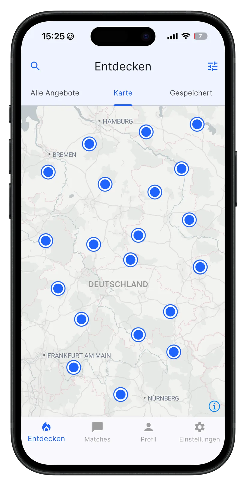 Ausbildungsbetriebe in deiner Region auf der Karte